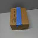 JUVITUS Amber 4 oz Glass Packer Bottle with Black Ribbed Lid (12 pack)