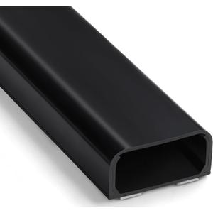 Wire Cover for Wall Mount TV 32in(2xL16in), Wall Cord Cover, X-Large TV Cable Hider Hide Cords, Cord Hider, Cable Raceway Black W1.54in x H0.75in