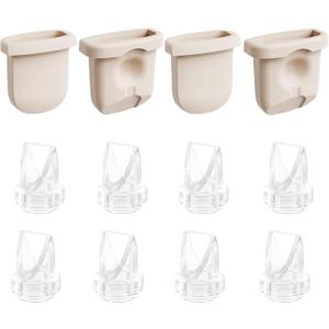 TOVVILD 12PCS Duckbill Valves Silicone Diaphragms Compatible with eufy E10/E20/S1/S1 Pro Replacement Parts, Wearable Breast Pump Accessories