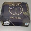 Coastal Nautical Glass Wall Clock with Seashell Design and Aesthetic Beach Theme - Battery Operated Silent Wall Decor for Home, Kitchen, Living Room, Office, Bedroom, or Bathroom (12 Inch,Teal)