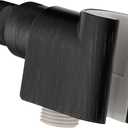 hansgrohe Easy Install Handheld Shower Head Holder Modern in Rubbed Bronze, 04580920