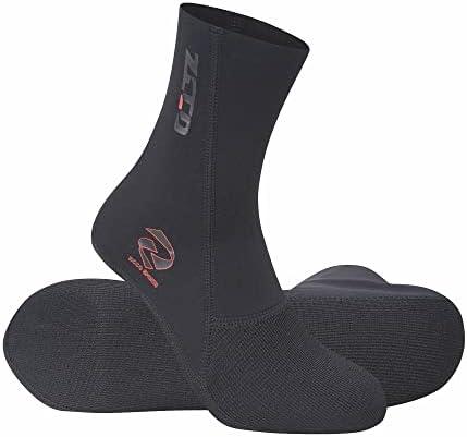 ZCCO 1.5/3mm Neoprene Diving Socks, Men Women Youth, Swim Socks for Diving, Snorkeling, Water Sports 9"