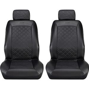 Pilot Automotive Mirage Seat Cover Pair with Microban,Black,MIC-047