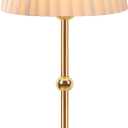 Cordless Metal Table Lamp,3 Color Touch Sensor Control Portable LED Table Lamp,3-Levels Brightness Rechargeable Bedside Lamp,Night Light for Kids Nursery,Dining Room Lamp (Light Gold)