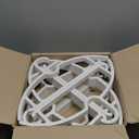 15" Compact Slim & Slimlink Interlocking Clothes Hangers, Space-Saving Lightweight Plastic Hangers for Small Closets, Dorms, Apartments, Travel, RVs & Petite Clothing (White, 50)