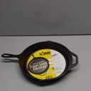 Lodge Seasoned Cast Iron Skillet 12 Inches - PFAS-Free, Non-Toxic Cookware - Use with an Oven, Stove, Grill, or Campfire - Naturally Non-Stick & Oven Safe