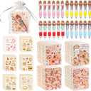 96 Pcs Capybara Gifts Bulk,4-in-1 Ballpoint Pens,Stickers,Notepads,Organza Bulk Gifts Set for Teachers School Office Party Favor Supplies