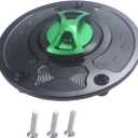 Motorcycle CNC Aluminum Gas Cap Gas Fuel Tank For ER400 ER-4N 2011-2013 ZX-6R 636 ZX636R 2007-2017 ZX-10R 2006-2017 ZX1000S/SX 2011-2017 ZX14 (ZZR1400) 2006-2011 ZX-14R 2012-2017