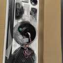 ZMISHIBO 72 inch Large Ceiling Fans with Lights and Remote, Indoor/Outdoor Black Modern Ceiling Fan for Kitchen Living Room Patio, 6 Speed Reversible Quiet DC Motor, 3 CCT, Dual Finish 8 Blades