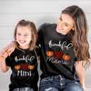 Mama and Mini Shirts Mommy and Me Matching Cute T-Shirts Mother and Daughter Son Gifts Tee (Dark Grey-child)