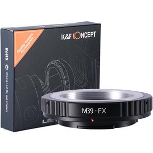 K&F Concept Lens Mount Adapter Compatible with Leica M39 (39mm x1 Leica Thread Mount) Lens to Fujifilm X-Pro1 Mirrorless Camera