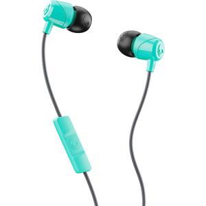 Skullcandy Jib Wired Earbuds with 3.5mm Plug, Noise Isolating Fit, Built-In Microphone Call and Track Control, Convenient for Travel - Miami (1 Pack)
