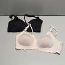 Momcozy Nursing Bras for Breastfeeding, Seamless Pregnancy Maternity Bra Wireless Classic Jelly Strip Support Nursing Bra, XL