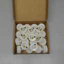 LED Candles, Tea Lights Candles Battery Operated Bulk, 24-Pack Long-Lasting 200 Hours Flameless Tealight Candles, Realistic Tea Lights for Halloween Christmas Wedding, 1.5'' D X 1.25'' H