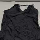 Daci Black Tankini Swim Tops for Women - Tummy Control Bathing Suit Swimwear Top Only V Neck No Bottom X-Large