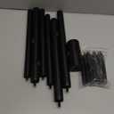 Coat Rack, Freestanding Coat Rack with 8 Hooks and 3 Adjustable Size Tree Coat Racks for Bedroom, Hallway, Entrance, Office, for Hats, Coats, Scarves, Handbags (1 PC, Black)