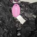 Avidlove Lace Bodysuit for Women Sexy Long Sleeve V Neck Body Suits Going Out Tops Snap Crotch One Piece Teddy Lingerie (Large, Black)