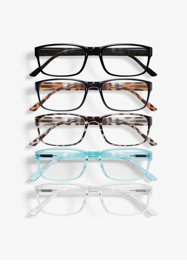 Gaoye Professional Reading Glasses for All Day - Computer Readers with Blue Light Protection - Value Pack