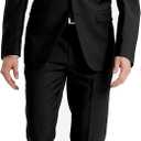 Calvin Klein Men's Slim Fit Dress Pants (34W x 30L, Black)