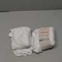 GOTS Organic Bedside Bassinet Sheets 33x20 and 35x19 for Baby Delight, Ronbei, Koola Baby Bond. Premium Weight Luxury Turkish Cotton - Rectangle Bassinet Sheets (Fits 3320 or 3519 Bassinet Pads, White + White)