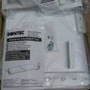 BONTEC KMT01 Under Desk Keyboard Tray, Pull-Out Keyboard & Mouse Platform with C-Clamp, 25.6 x 11.8 in Space-Saving Ergonomic Slide-Out Drawer, White