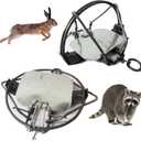 2 Packer Outdoor Spring Trap Easy Set Weather-Resistant Outdoor Durable Reusable Trap Solid Metal for Home & Yard & Garden (6in - 2 Packer)