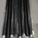 2 Pack Heavy Duty Curtain Rods for Windows 28 to 48 Inch, 1 Inch Black Curtain Rods Set of 2 Pack for Outdoor, Farmhouse, Bedroom, Adjustable Easy Install Drapery Rod (A2, Black, 30"-60"- 2 Pack)