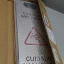 2 Pack Stainless Steel Wet Floor Sign, 24 Inch Caution Wet Floor Sign Portable Foldable Bilingual Safety Warning for Hotel Market Restroom Restaurant Office (Silver)