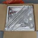 Lantern Pendant Light Brushed Nickel Pendant Light Fixtures 3-Light Lantern Light Fixture, 9.4" Adjustable Hanging Pendant Lighting for Dining Room Kitchen Foyer Bedroom