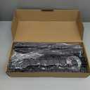 4 Pack 45W Black Light Bar with 6ft Cord+Switch, Each Light Up 25x25ft Area, LED Blacklight Flood Light for Neon Glow Party Body Paint Fluorescent Tapestry Poster Classroom Bedroom Halloween