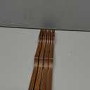 In-Drawer Knife Block Organizer - Bamboo Wood Drawer Knife Organizer-Protecting Knife Organizer Block (Not Included) (Brown, 7 Knives Dock)