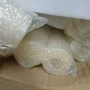 12 Pillar Candles W Vases,3.4''x 4.7'', 7'', 9.8'',Ivory White