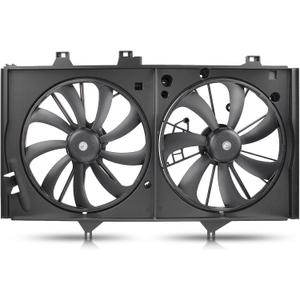 AUTOKAY Dual Condenser Cooling Radiator Fan for Toyota Camry 2012-2017 2.5L L4 Engine Replace TO3115169 622760