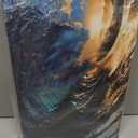Hardy Gallery Ocean Wave Sunset Wall Art: Stunning Water Seascape Artwork Painting Print on Canvas for Bathroom 12"x16"