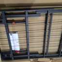 Bed Frame with Storage, Foldable Metal Platform, Sturdy Steel, No Box Spring Needed, 18 Inches High, Tool-Free Setup, Queen Size, Black