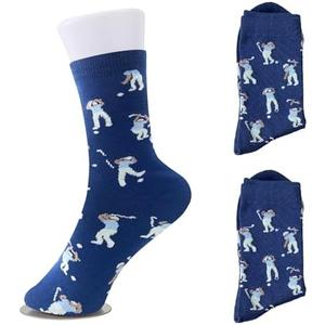 ishenkea 2 Pairs Golf Socks For Men，Funny Golf Gifts For Men