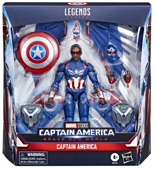 Marvel Legends Series Captain America Collectible Captain America: Brave New World Deluxe 6 Inch Action Figure