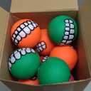 Foilswirl 24 Pcs Dog Squeaky Tennis Balls Bulk 2.95 Inch Interactive Pet Toy Ball Dog Chewing Toy for Large Medium Small Puppy Training and Practice Pet