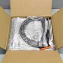 Patinao Sloping Narrow Shoe Rack 5 Tiers - Free Standing Vertical Shoes Racks for Small Spaces and Corner, Shoe Storage Organizer for Entryway, Tall Slim Shoe Shelf Cabinet for Shoes and Boots