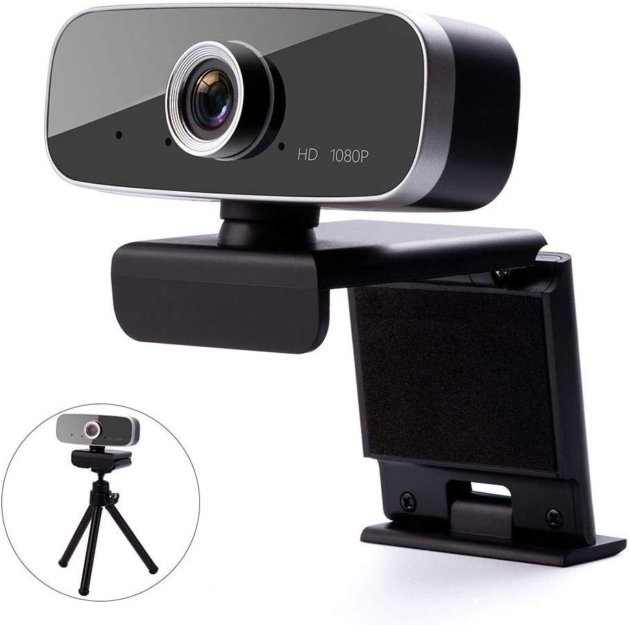Auto Focus HD Video Webcam Stereo Microphone Privacy Cover Plug & Play Tripod Stand