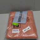 LAMIT Terracotta Linen Semi Sheer Curtains 45 Inch for Bedroom, Light Filtering Neutral Window Curtains Farmhouse Boho Back Tab and Rod Pocket Fall Decor Panels, 2 Panels, 52 x 45 Inch