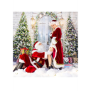 Christmas Cotton Snow Decor - 15 oz of Fluffy Indoor Snow for Decorating - Artificial Snow for Your Mantle, Village or Nativity Set, Flame Resistant, Christmas Decorations (15 oz.)
