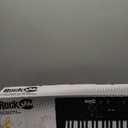 RockJam 49 Key Keyboard Piano with Power Supply, Sheet Music Stand, Piano Note Stickers & Simply Piano Lessons, Black