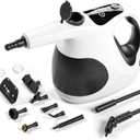 Handheld Steam Cleaner for Home 3s Instant Heat-Up, Lightweight, and Easy Refill Portable Steamer for Grout, Furniture, Kitchen, and More(White)