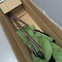 6ft Artificial Fiddle Leaf Fig Tree Plant,Fake Ficus Lyrata in Pot,Ficus Faux Plant Artificial Trees for Office Indoor Outdoor Garden Living Room Home Decor 1PCS-71in (Green-large)