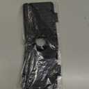 Kitchen Sink Splash Guard, 10 Large Slope & Adaptable Hole Faucet Mat for Kitchen Sink, Silicone Sink Organizer Sponge Holder for Kitchen, Bathroom, RV, Bar, 14.2 x 5.1, Black