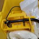 Commercial Mop with Side Press Wringer on Wheels, Including One Commercial Mop, 35 Quart, Yellow