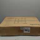 ELAFROS Heavy Duty Utility Cart, 27.5 x 18.25 Inch, 3-Tier Rolling Cart, Industrial Plastic, 330 lbs Capacity, Flat Top Shelves with Swivel Wheels - Multipurpose Work Cart