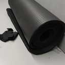 Amazon Basics Extra Thick Exercise Yoga Mat with Carrying Strap, Black