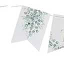 Hortense B. Hewitt Bridal Shower Accessories Greenery "Bride to Be" Party Banner, 180-Inches Long